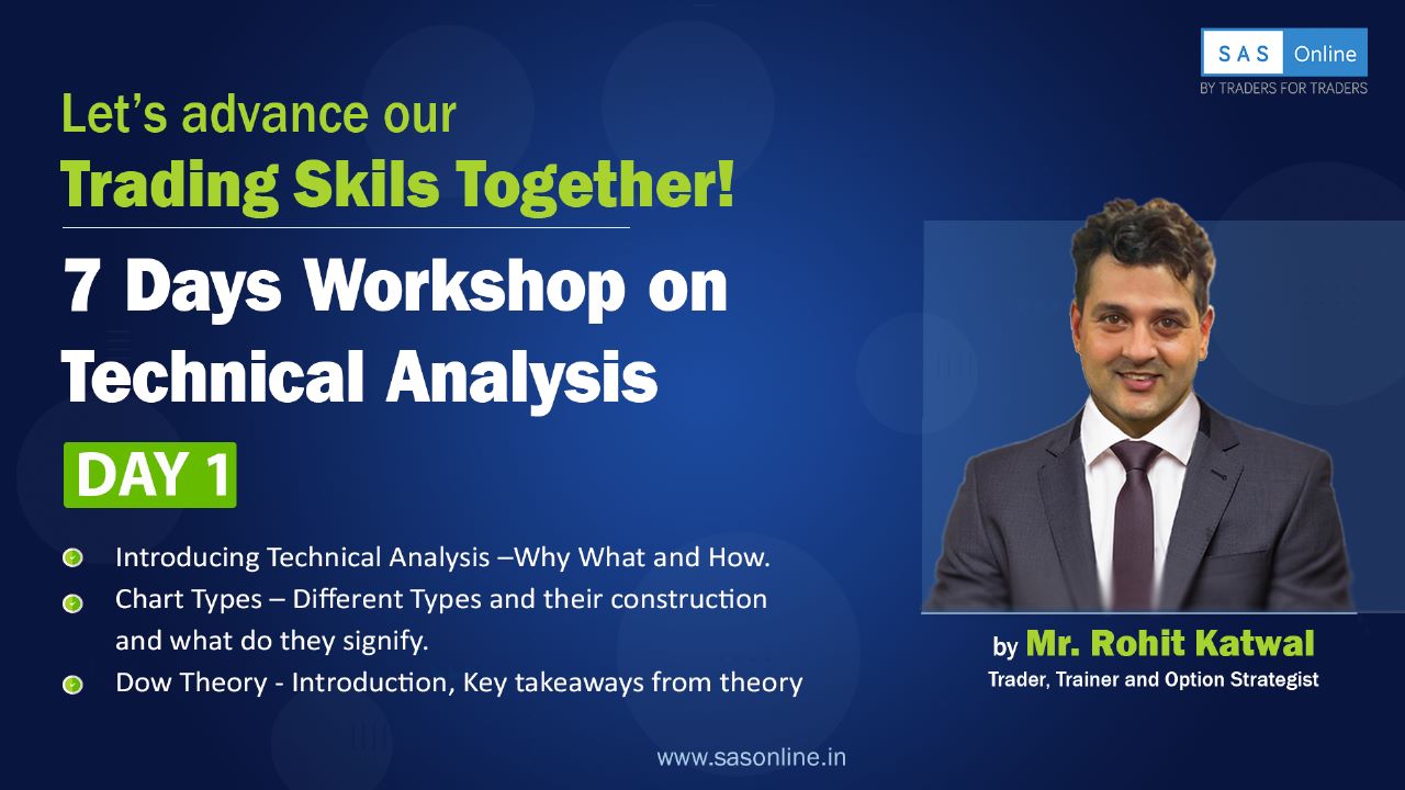 Day 1 - Introducing Technical Analysis, Chart Types, DOW Theory | 7 Days Workshop on Technical Analysis