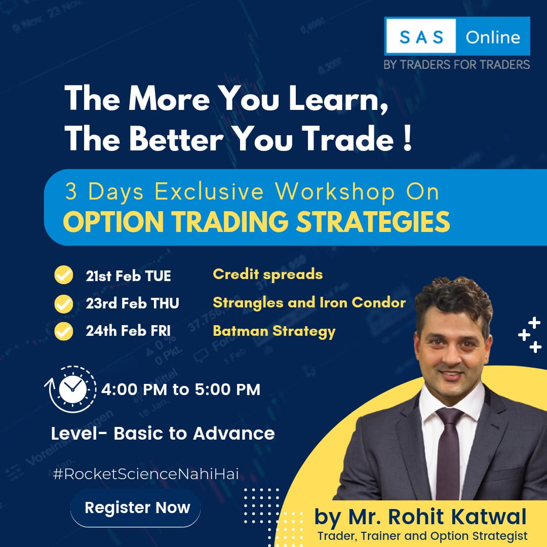 Day 1 - Credit Spreads | 3 Days Exclusive LIVE Workshop On OPTION TRADING STRATEGIES